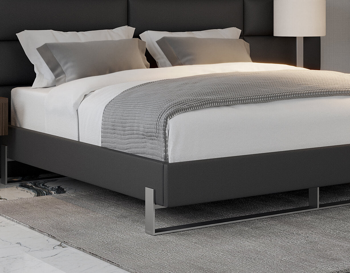 Vant Elevated Platform Bed Brushed Nickel - Full Size - Image 34
