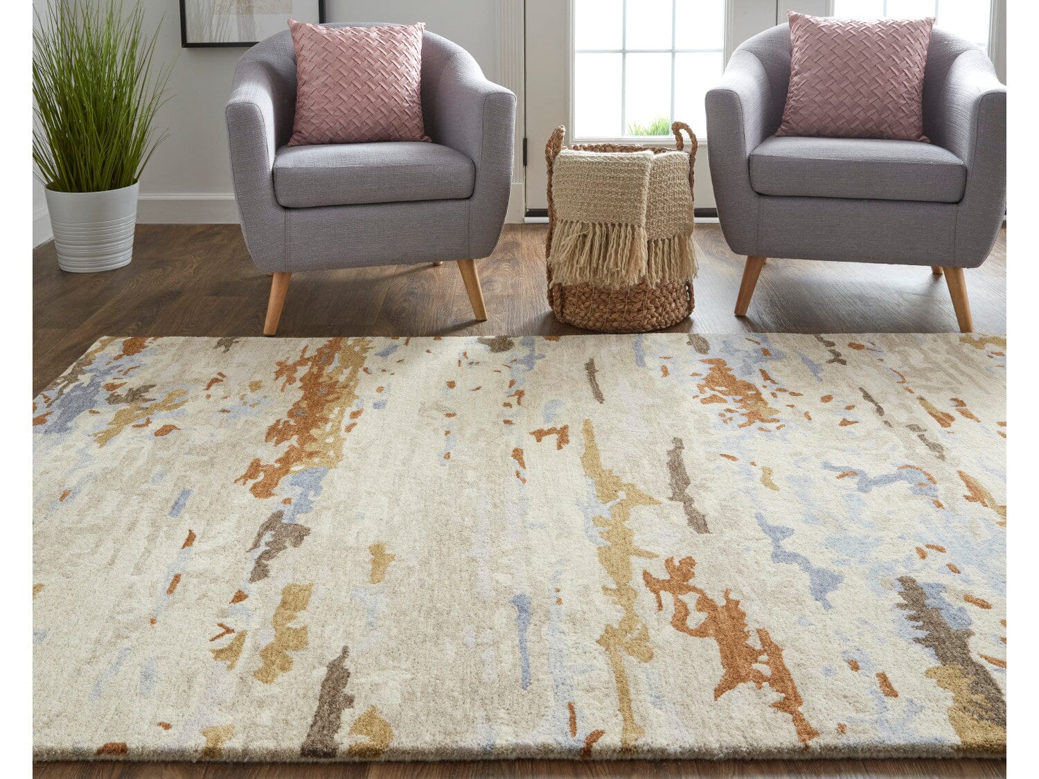 Everley Modern Abstrac - Accent Rug - Image 45