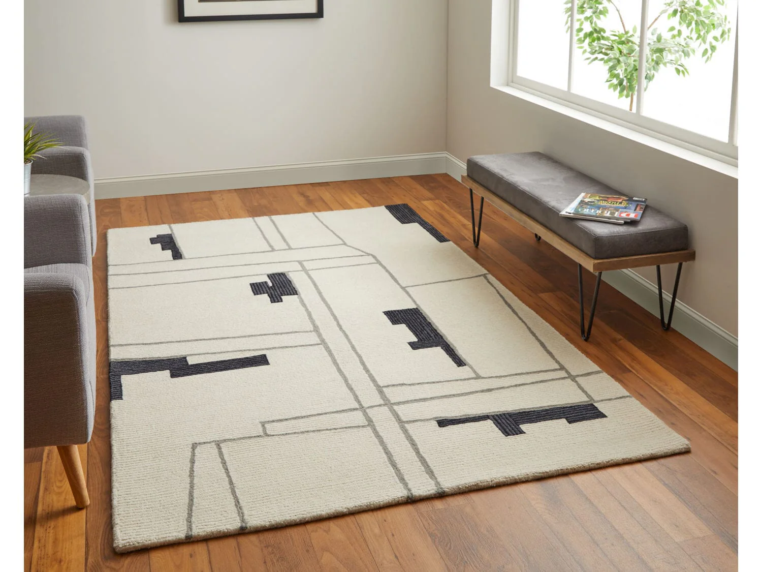 Maguire Transitional Abstract - Accent Rug - Image 25