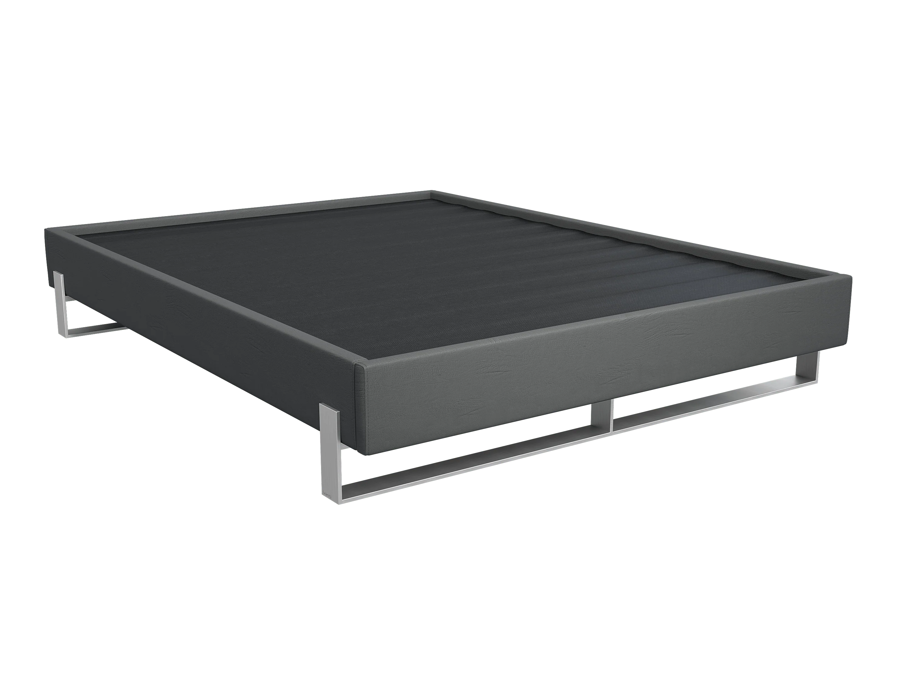 Vant Elevated Platform Bed Brushed Nickel - King Size - Image 44