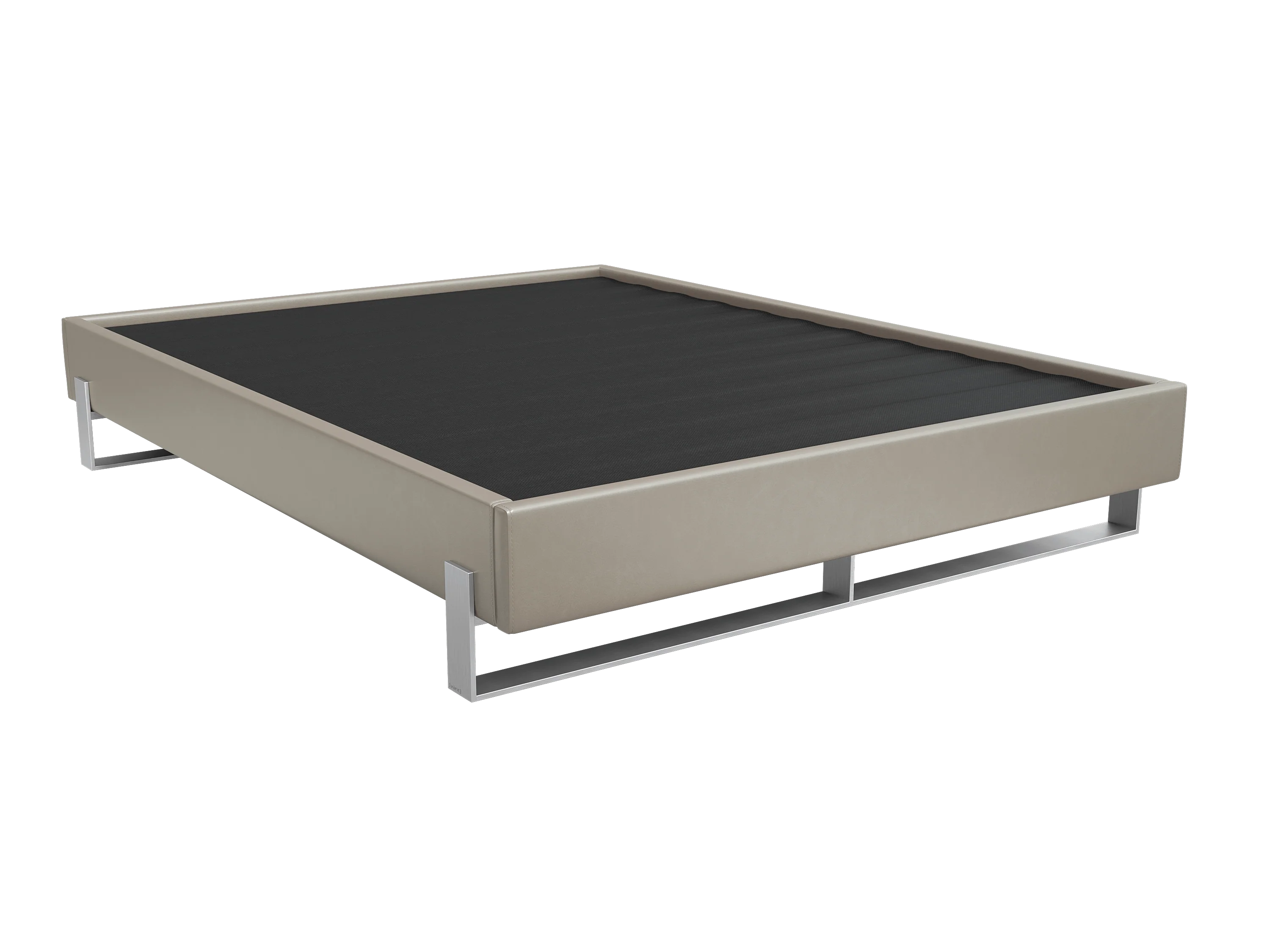 Vant Elevated Platform Bed Brushed Nickel - King Size - Image 65