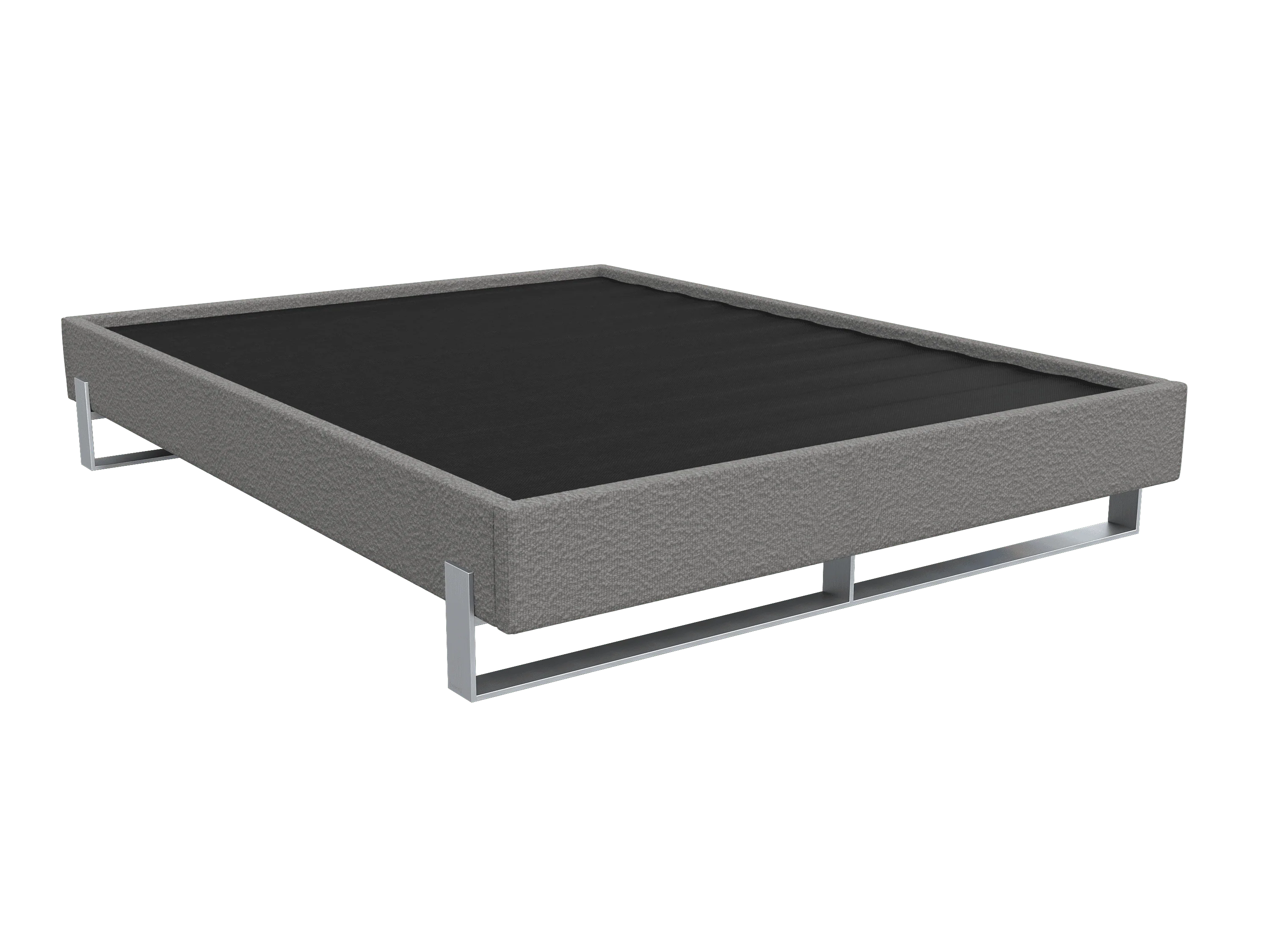 Vant Elevated Platform Bed Brushed Nickel - King Size - Image 66