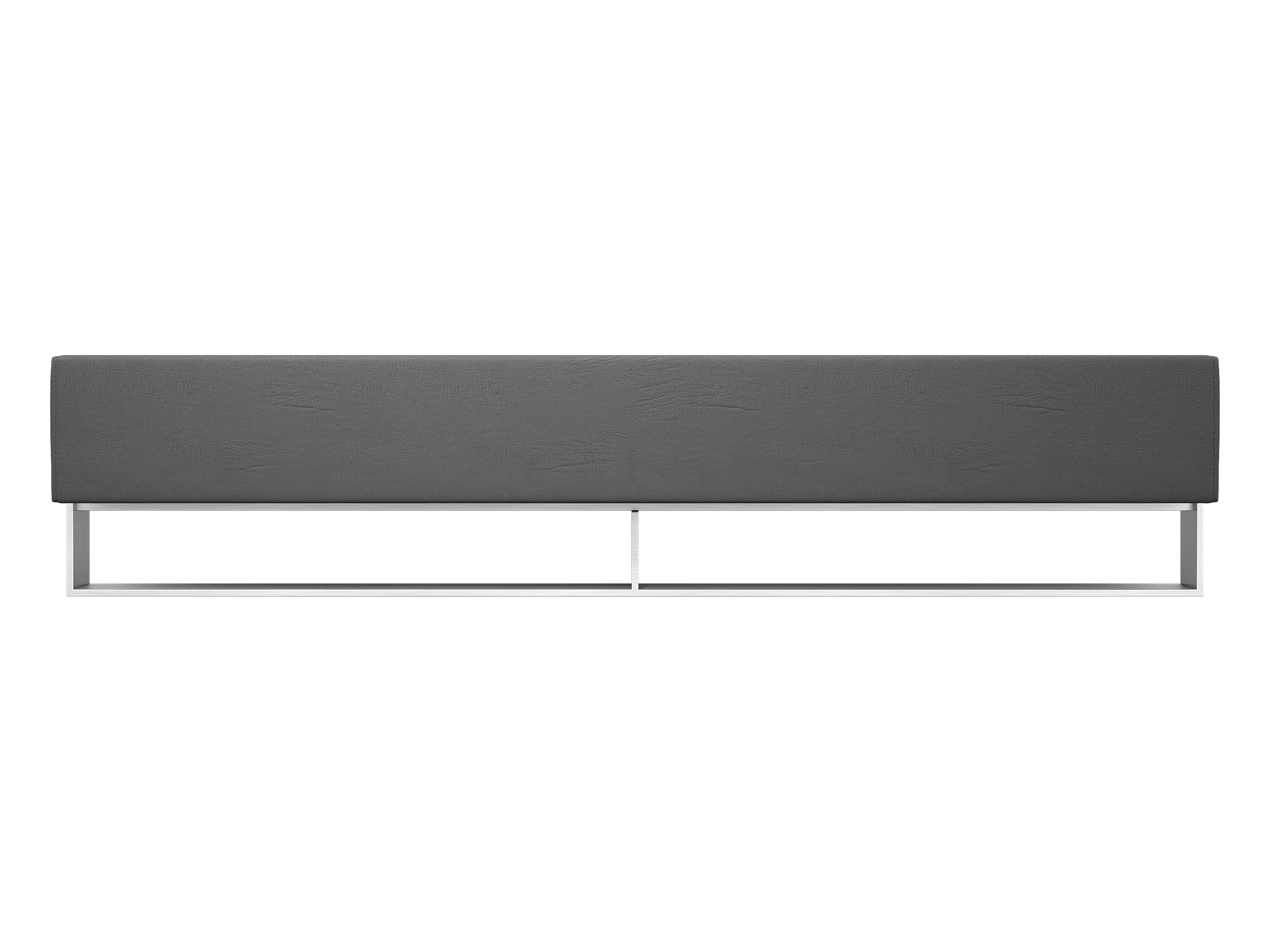 Vant Elevated Platform Bed Brushed Nickel - King Size - Image 84