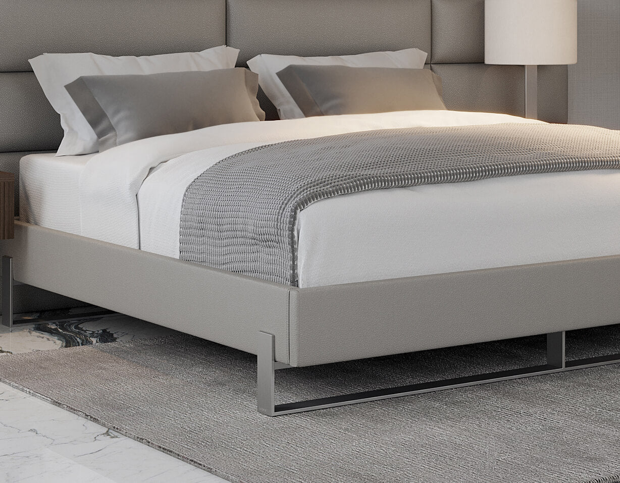 Vant Elevated Platform Bed Brushed Nickel - Twin Size - Image 33
