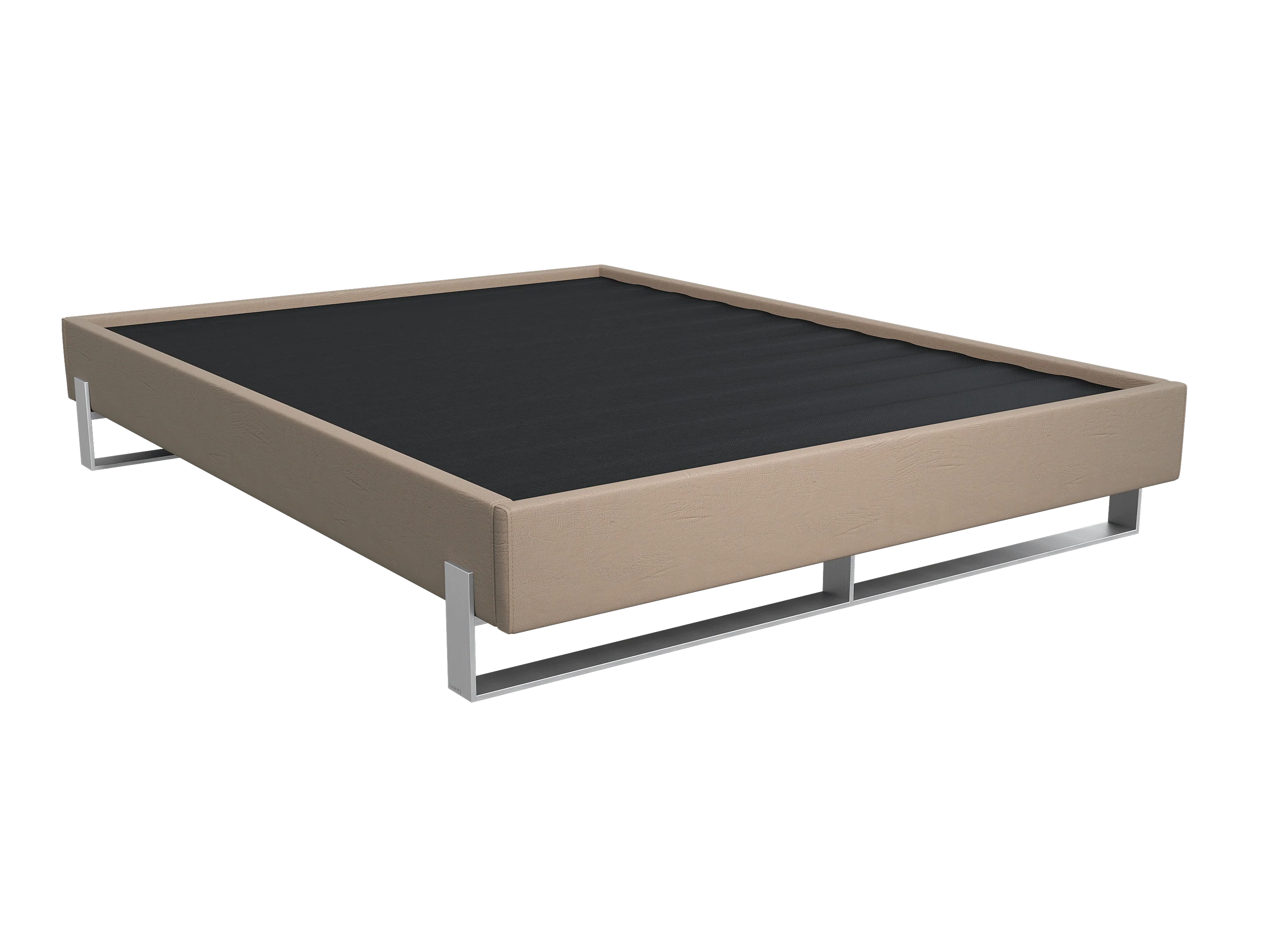 Vant Elevated Platform Bed Brushed Nickel - Twin Size - Image 41