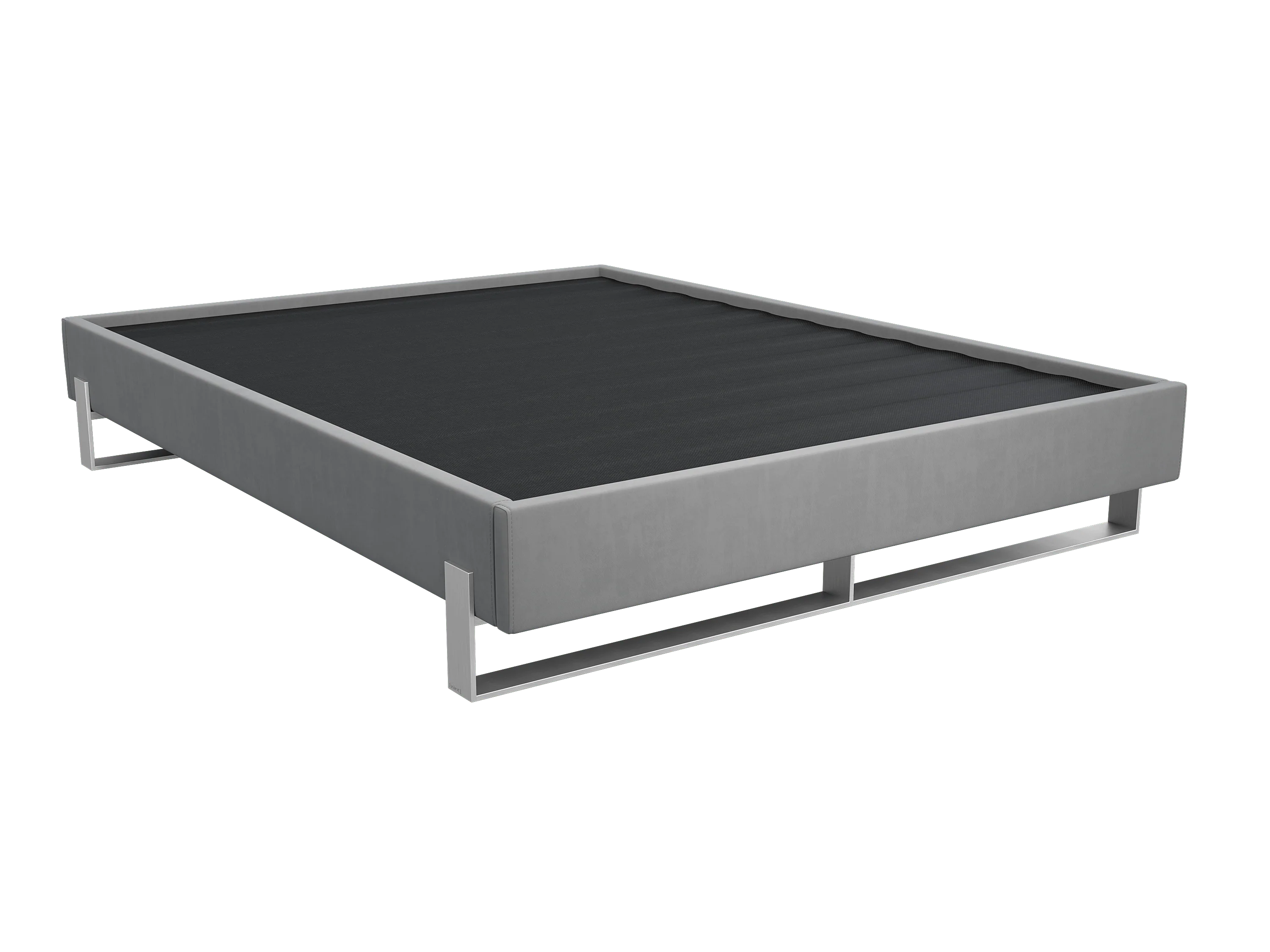 Vant Elevated Platform Bed Brushed Nickel - Twin Size - Image 63
