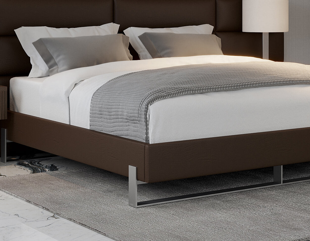 Vant Elevated Platform Bed Brushed Nickel - Twin Size - Image 7