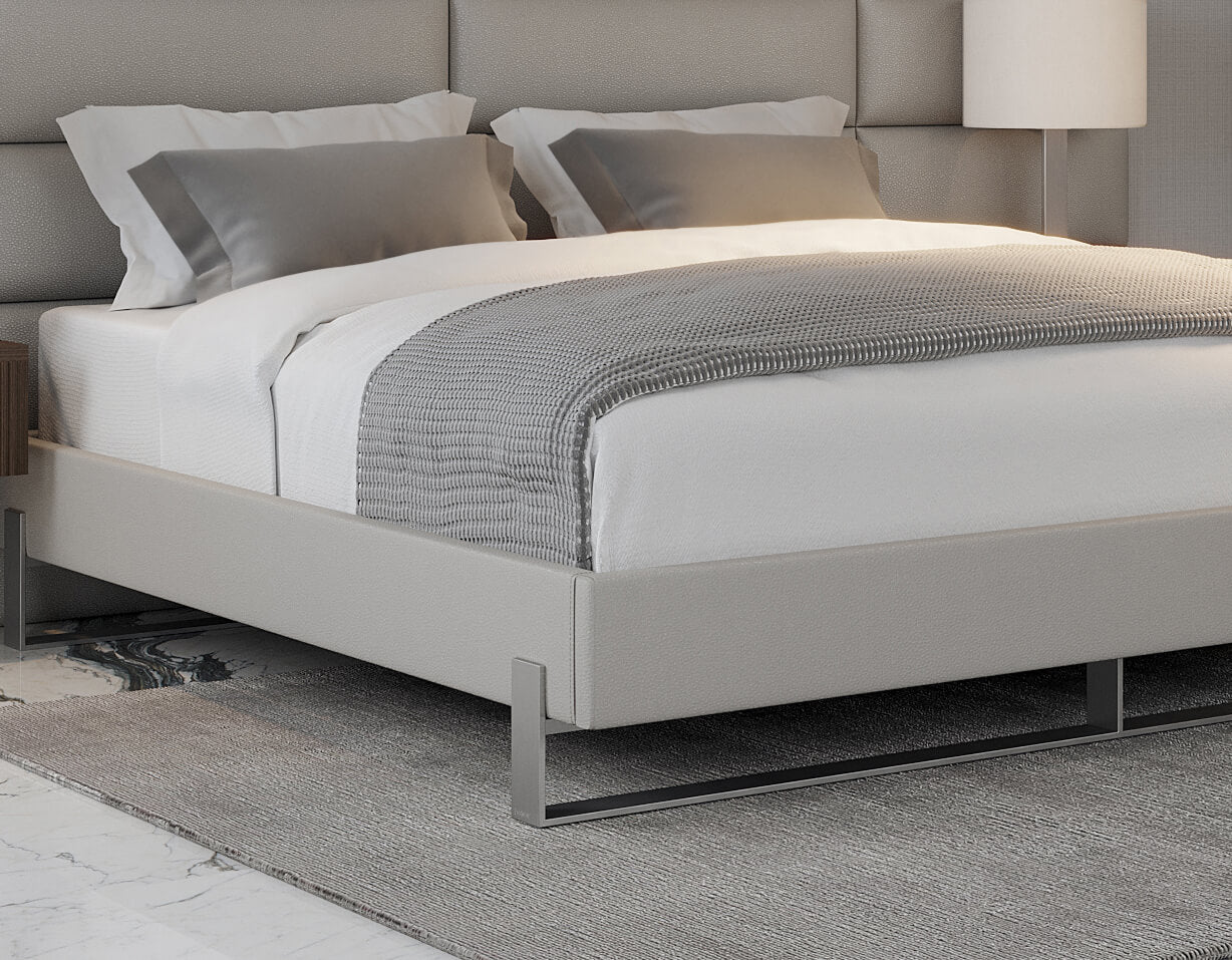 Vant Elevated Platform Bed Brushed Nickel - California King Size - Image 26