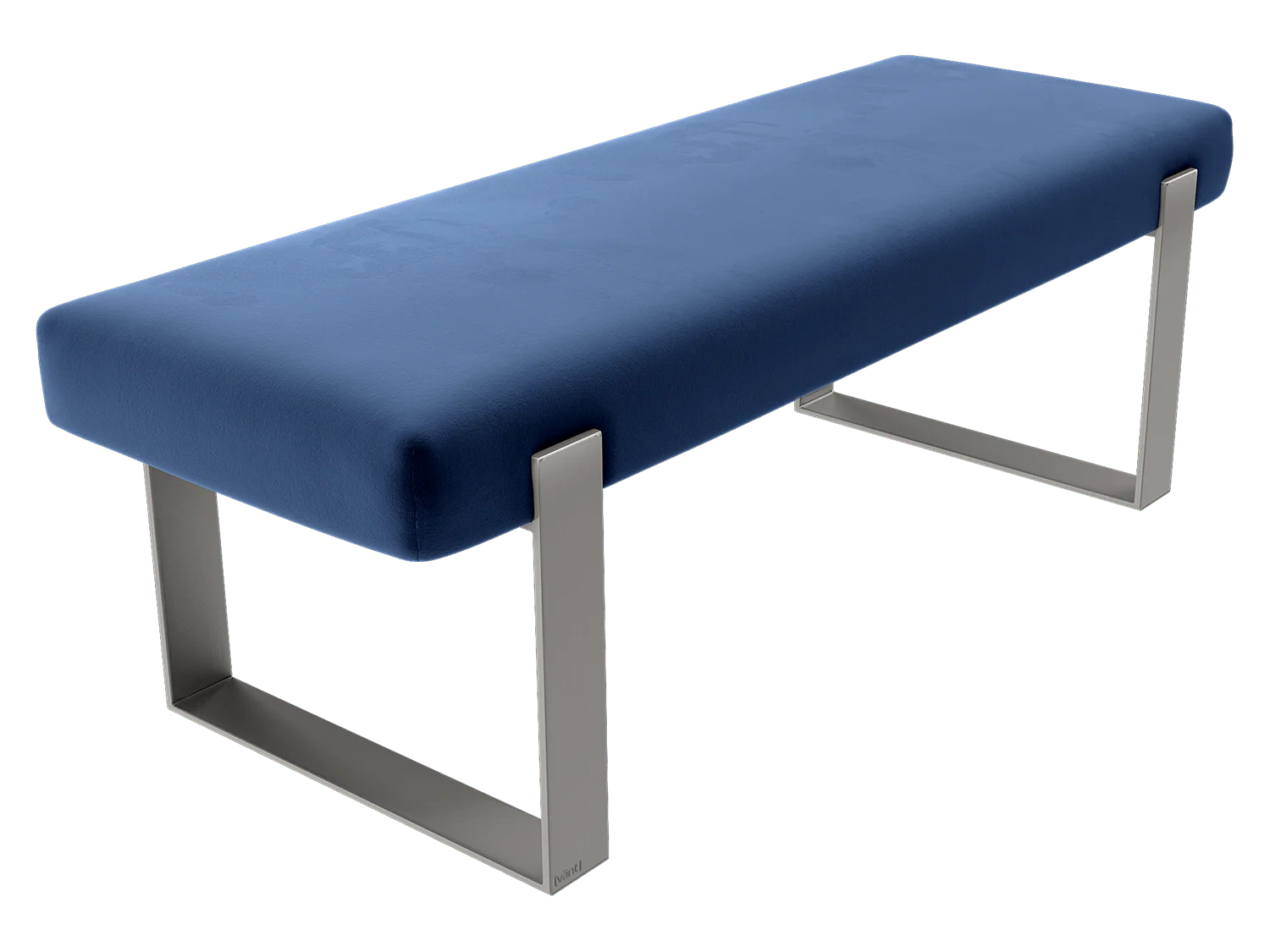 Vant Upholstered Bedroom Bench - Brushed Nickel Legs - Image 44