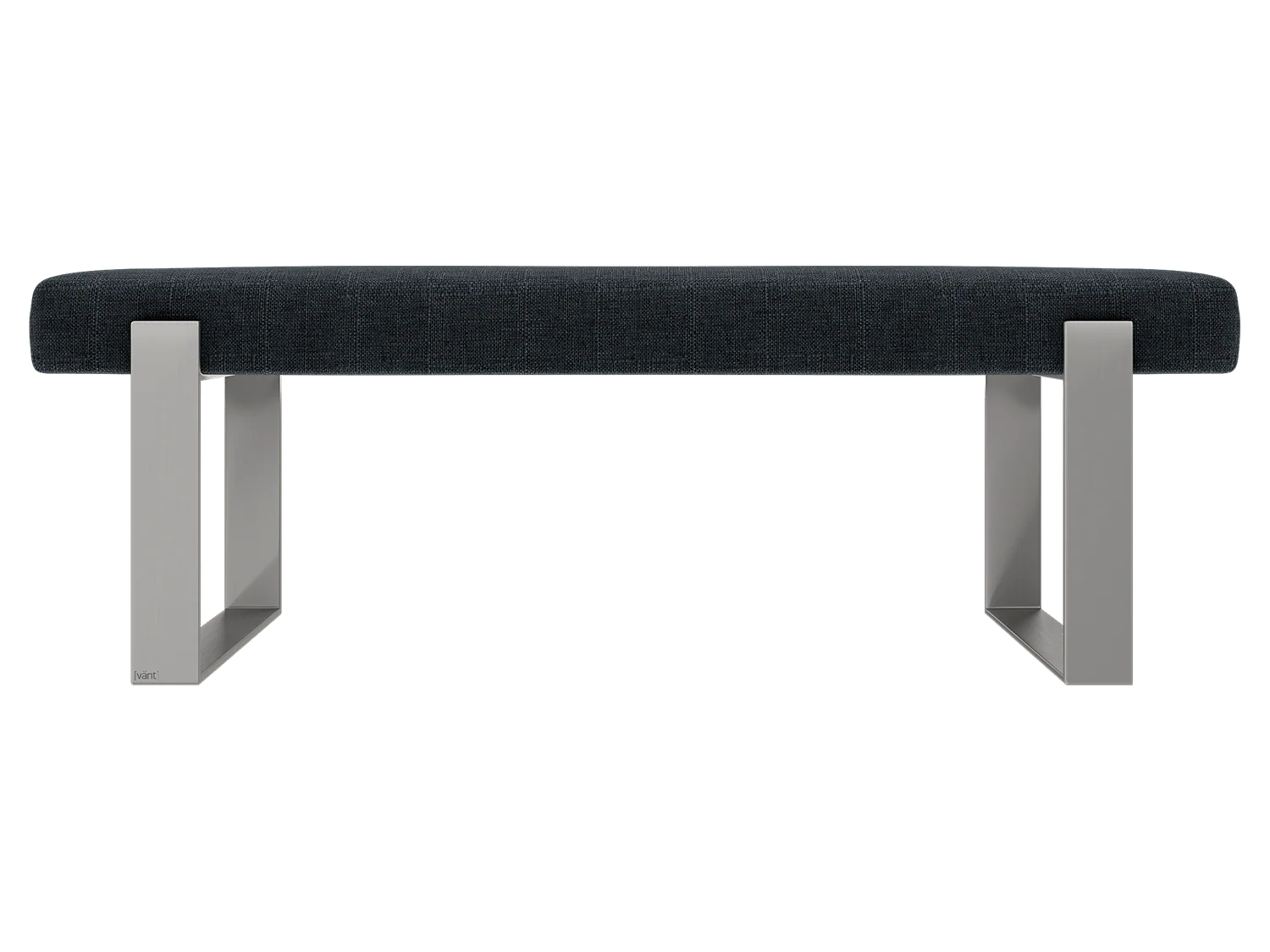 Vant Upholstered Bedroom Bench - Brushed Nickel Legs - Image 74