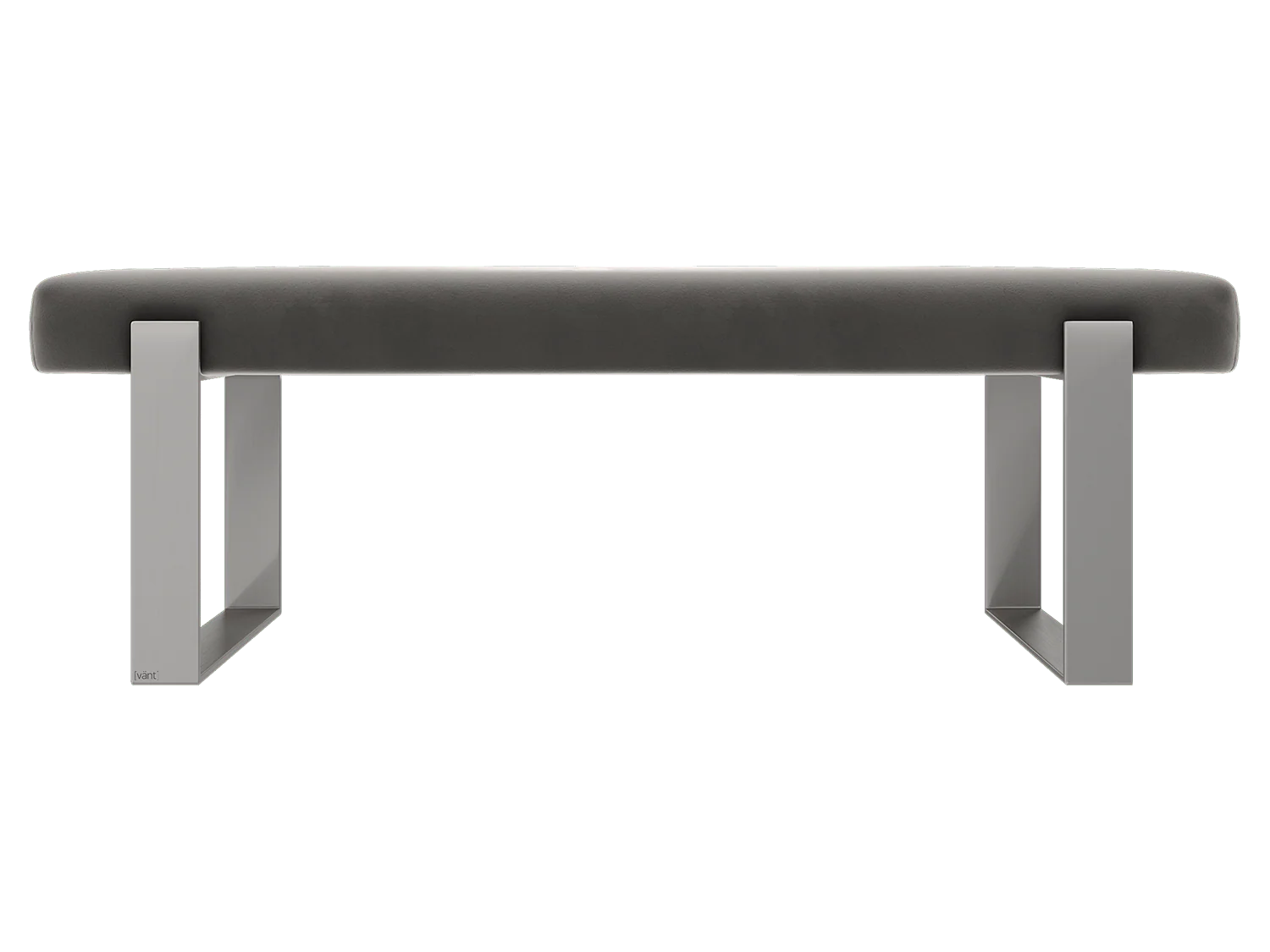 Vant Upholstered Bedroom Bench - Brushed Nickel Legs - Image 81