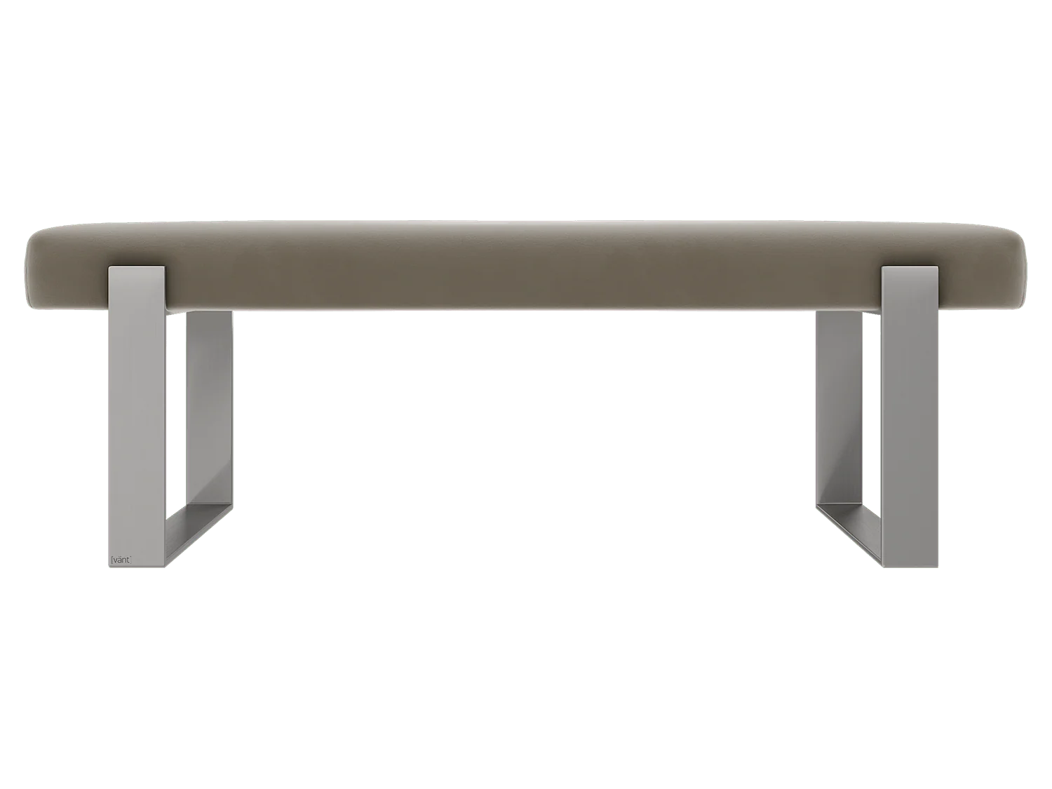 Vant Upholstered Bedroom Bench - Brushed Nickel Legs - Image 82
