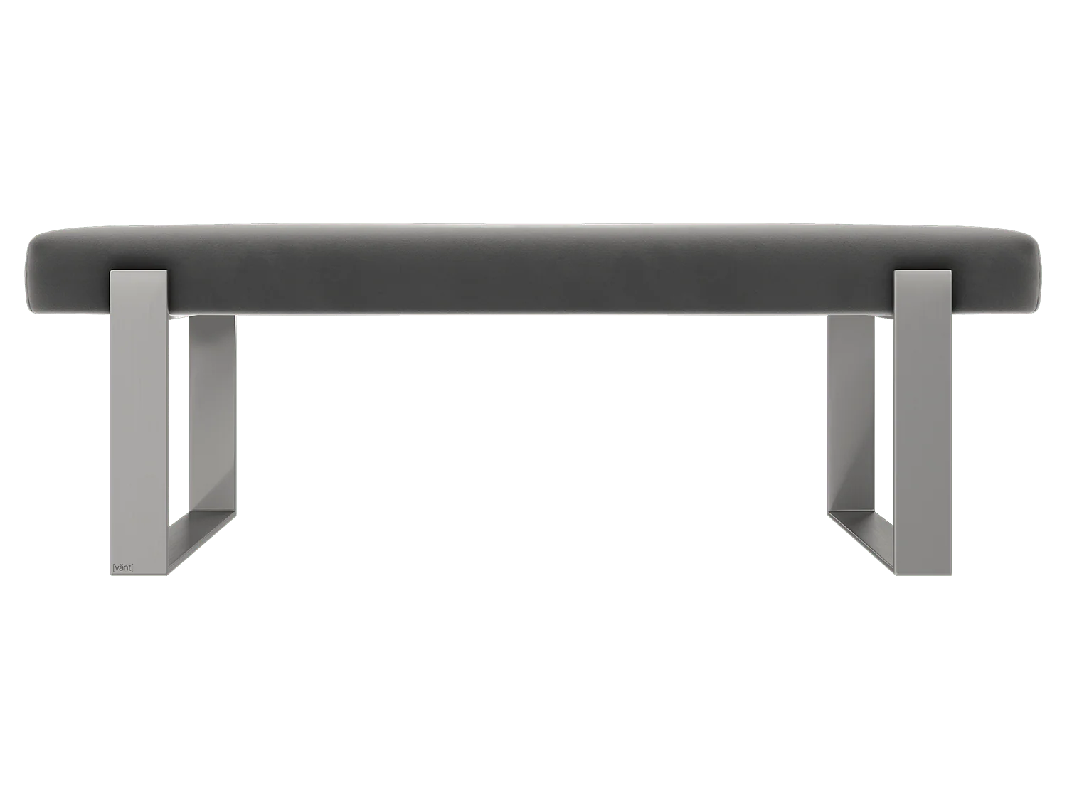 Vant Upholstered Bedroom Bench - Brushed Nickel Legs - Image 84
