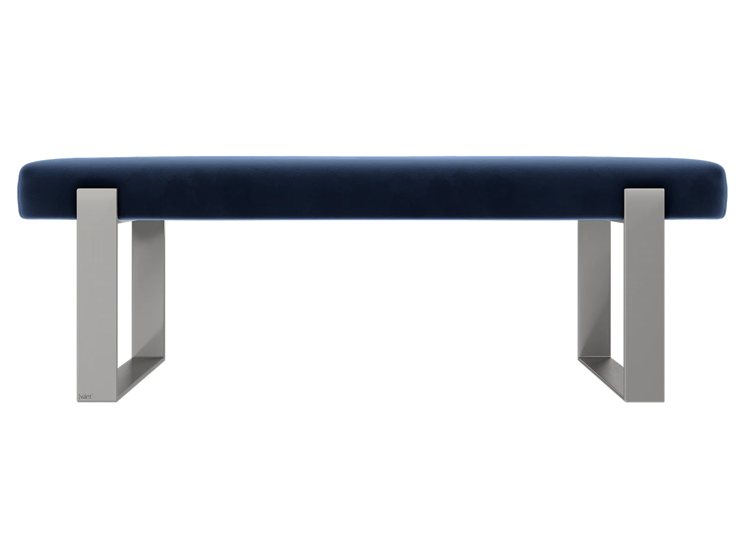 Vant Upholstered Bedroom Bench - Brushed Nickel Legs - Image 86