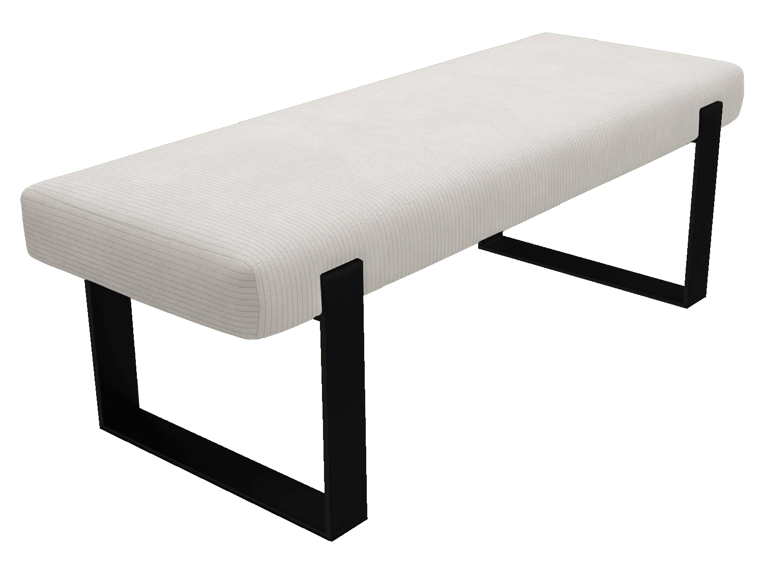 Vant Upholstered Bed Bench Matte Black - Image 86