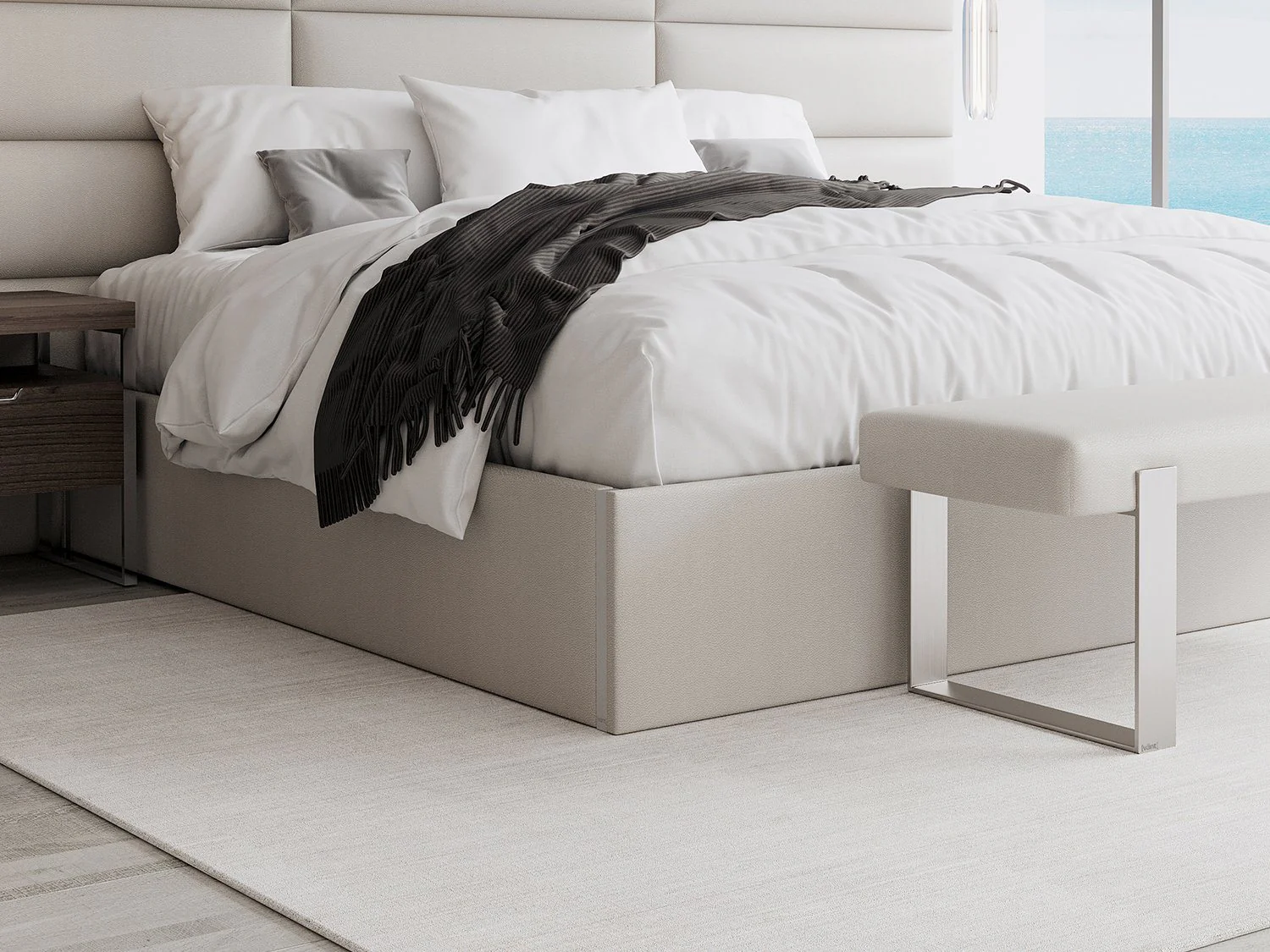 Vant Upholstered Platform Bed - Queen size - Image 32