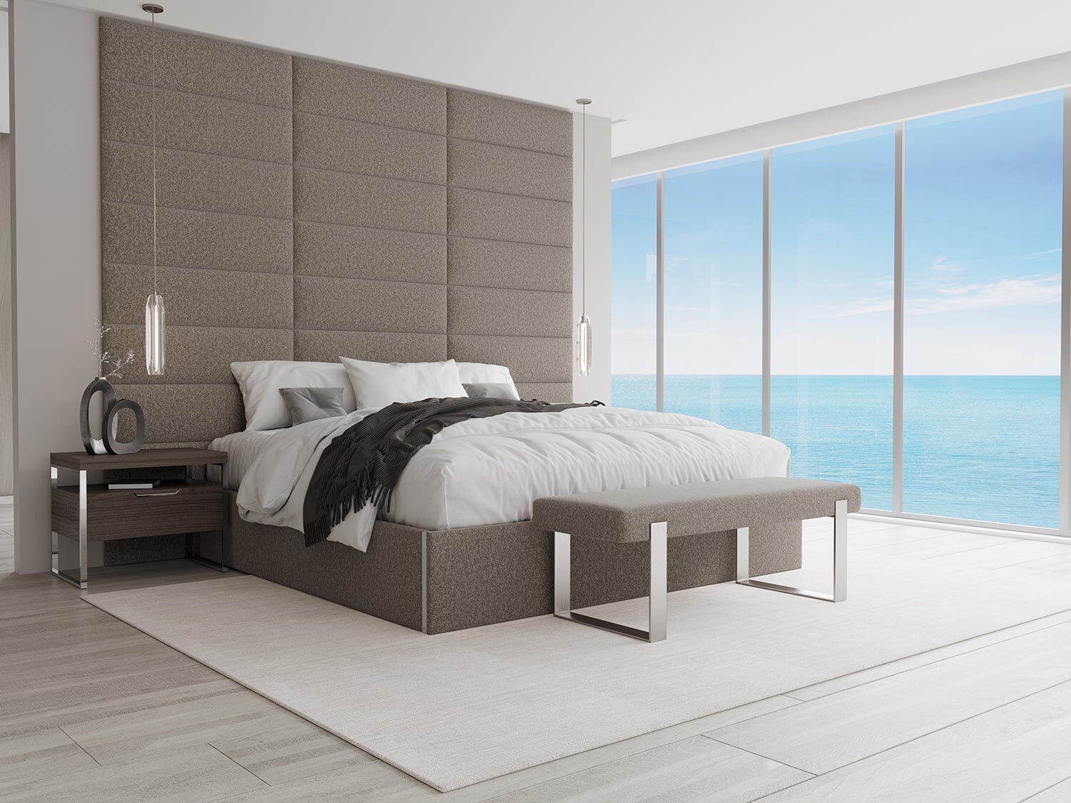 Vant Upholstered Platform Bed - Queen size - Image 80