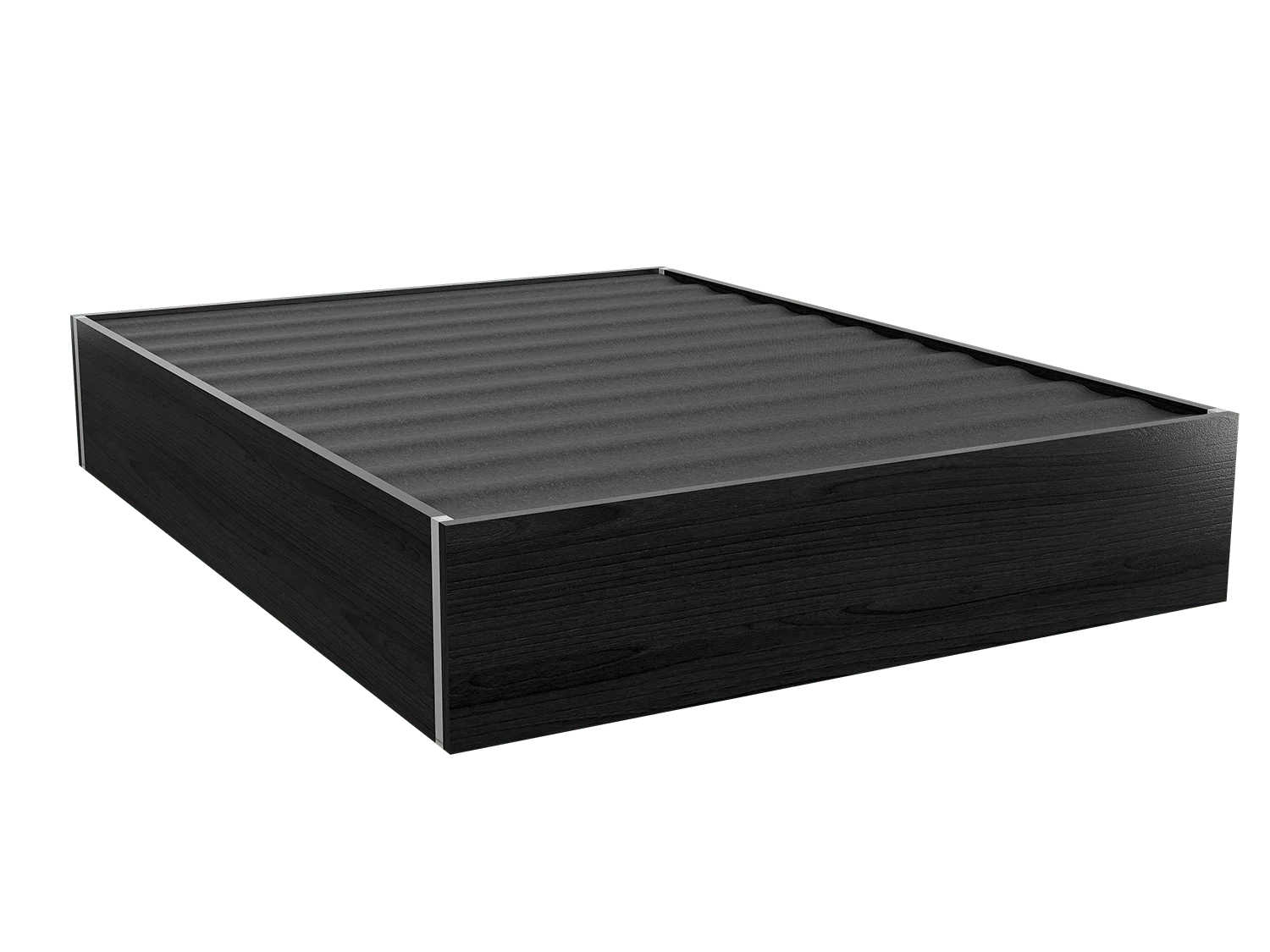 Wood Platform Bed - Queen Size - Image 6